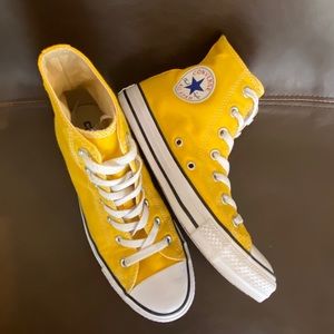 Unisex Yellow Chuck Taylor High Tops
